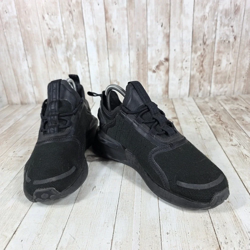 Adidas NMD R1 Black Mesh Athletic Sneakers‎ Shoes Women's Size 7.5